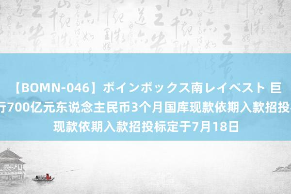 【BOMN-046】ボインボックス南レイベスト 巨乳輪 4時間 央行700亿元东说念主民币3个月国库现款依期入款招投标定于7月18日