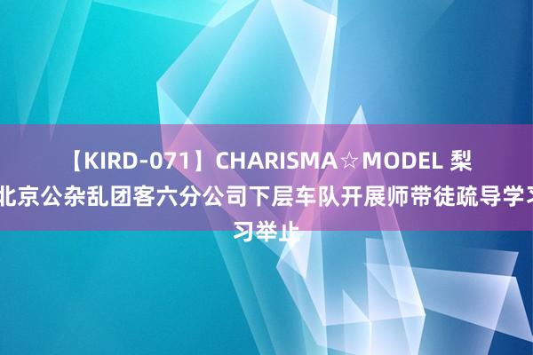 【KIRD-071】CHARISMA☆MODEL 梨々花 北京公杂乱团客六分公司下层车队开展师带徒疏导学习举止