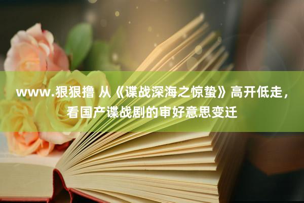 www.狠狠撸 从《谍战深海之惊蛰》高开低走，看国产谍战剧的审好意思变迁